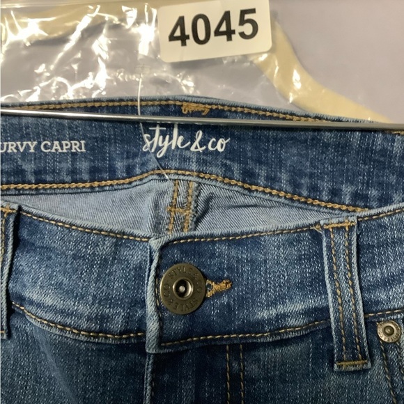 Style & co blue capri jeans‎ size 6 - Picture 3 of 6